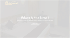 Desktop Screenshot of hotellajwanti.com